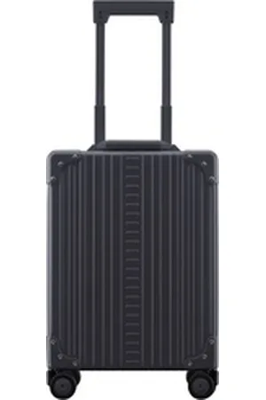 Aleon Handgepäck-Trolley Business, 4 Rollen, Aluminium schwarz