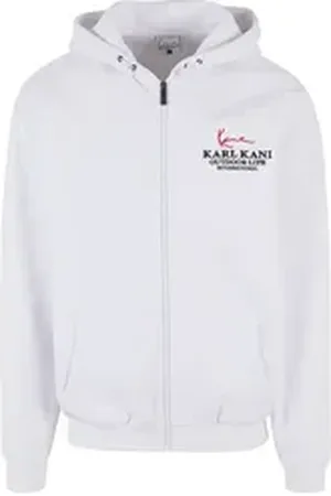 Karl Kani Kapuzenpullover Chest Signature Zip Hoodie weiß S