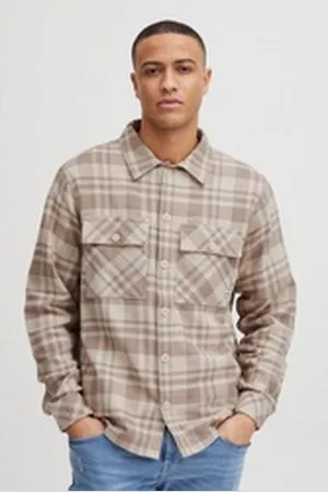 11 Project Langarmhemd PRMattes beige XXL