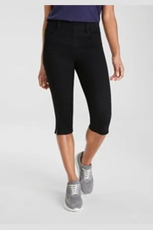 ARIZONA Caprijeans Ultra-Stretch extra-eng geschnittene Beinform, hoher Bund, in Capri-Länge schwarz 34