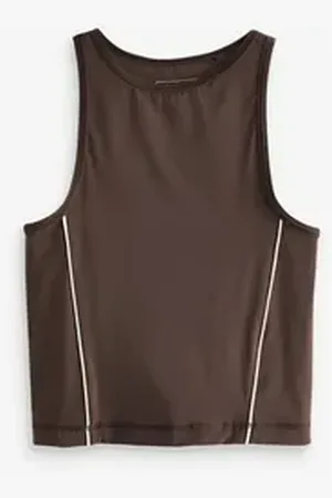 Next Funktionstop Superweiches Sport-Trägertop (1-tlg) braun L