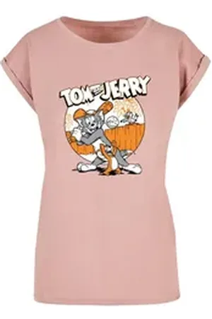 Absolute Cult T-Shirt Damen Ladies Tom and Jerry - Baseball T-Shirt (1-tlg) rosa S