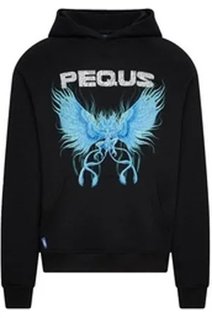 PEQUS Hoodie Herren Hoodie Blue Angel Graphic black schwarz S