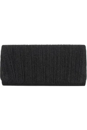 Ital-Design Schultertasche Kleine, Damentasche clutch schultertasche in Schwarz schwarz