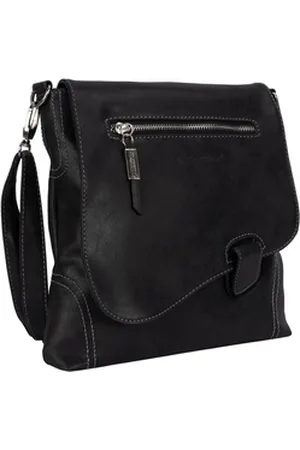 Bag Street Sporttasche Damentasche Umhängetasche Handtasche Schultertasche, als Schultertasche, Umhängetasche tragbar schwarz