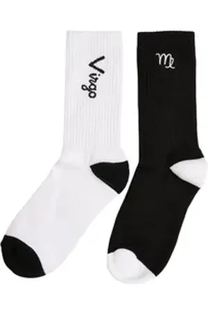 Mister Tee URBAN CLASSICS Basicsocken Urban Classics Unisex Zodiac Socks 2-Pack (1-Paar) schwarz 43-46