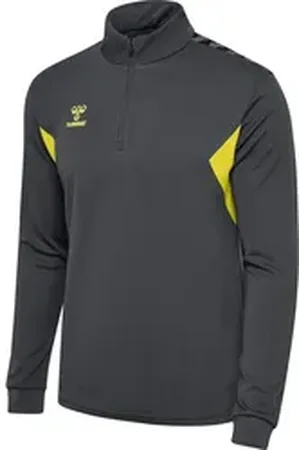 Hummel Trainingsjacke Hmlauthentic Half Zip Sweat grau 3XL