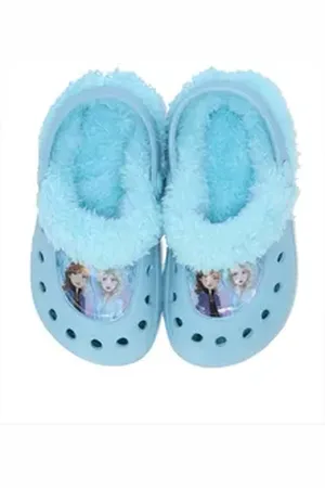 Disney Frozen Clogs mit Vlies-Innenfutter – Hausschuhe für Kinder Clog 25/26