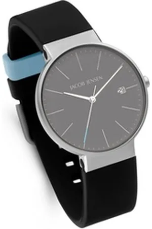 Jacob Jensen Titanuhr Armbanduhr Datum Titanium Timeless Nordic ⌀37mm