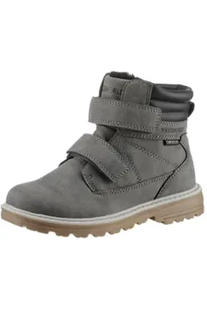 Kidsworld Corner V Winterboots Klettstiefel, Winterstiefel mit wasserabweisender TEX-Ausstattung grau 32 EU