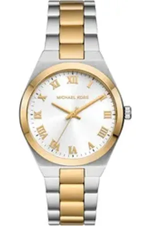 Michael Kors Quarzuhr LENNOX MK7464, Armbanduhr, Damenuhr, Edelstahlarmband, analog silberfarben