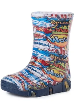 Ladeheid Kinder Regenschuhe SwkBW Gummistiefel bunt 29-30 EU