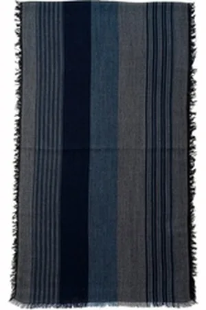 Cinque Schal ELIO, Mit Fransenkante rundum blau