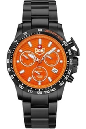 JACQUES DU MANOIR Schweizer Uhr Chrongraph Geschenkset schwarz