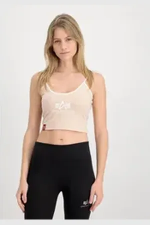 Alpha Industries Muskelshirt Women - Tanks Basic ML Cropped Tank Top Wmn rosa XL