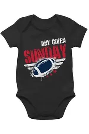 Shirtracer Shirtbody Any Given Sunday Football New England Sport & Bewegung Baby schwarz 6/12 Monate