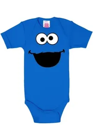 LOGOSHIRT Body mit witzigem Krümelmonster-Print blau 50/56