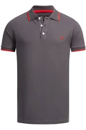Alessandro Salvarini Poloshirt Herren Polo Shirt ASAdrianii mit gesticktem Logo grau S
