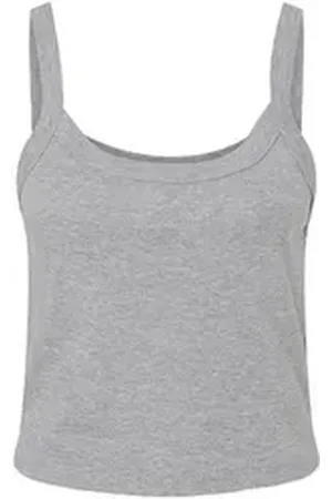 Bella + Canvas Tanktop Women ́s Micro Rib Spaghetti Strap Tank Damen Top XL