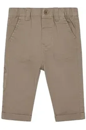 Hust & Claire Chinohose TIMON (1-tlg) elastischer Bund mit Tunnelzug braun 62