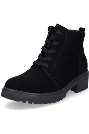 Waldläufer Waldläufer Waldläufer Damen Schnürstiefelette Luise schwarz Stiefelette schwarz 37 EU