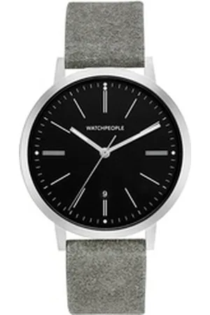 Watchpeople Quarzuhr Hidden WP 042-03, flach, versenkte Krone, easy release Band