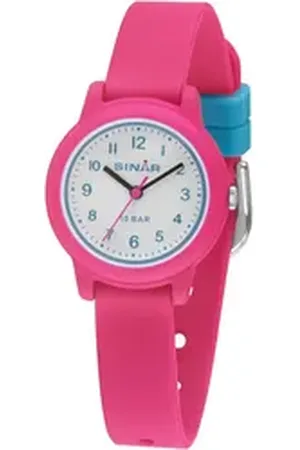 Sinar Quarzuhr XB-24-8, Armbanduhr, Kinderuhr, Mädchenuhr, bis 10bar wasserdicht,Geschenkidee rosa