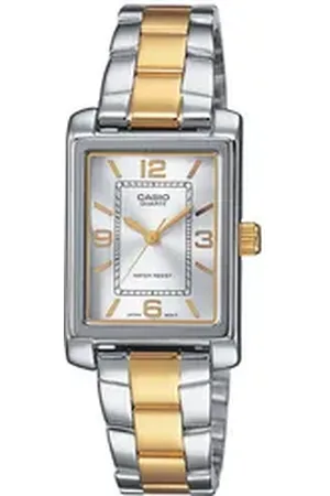 Casio TIMELESS COLLECTION Quarzuhr LTP-1234PSG-7AEG, Armbanduhr, Damenuhr, analog, Edelstahlarmband silberfarben