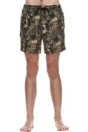 Ragwear Badeshorts Badeshorts STANNIS PALM 211250016 Dark Olive 5010 Khaki grün S