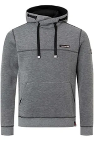 Timezone Kapuzenpullover HI-TECH HOODY aus BPolyestermix grau M