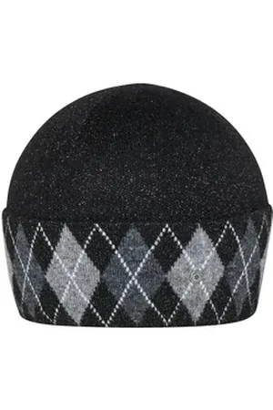 Burlington Beanie Brit Chic (1-St) veredelt mit Lurex-Garn schwarz