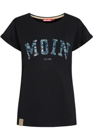 Derbe T-Shirt Flamoin Damen T-Shirt (1-tlg) schwarz S