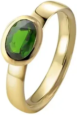 Acalee Goldring Gold 333 / 8K Echt Chromdiopsid grün 57