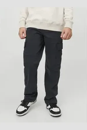 JACK & JONES Junior Cargohose JPSTKANE JJHARLOW CARGO NOOS JNR schwarz 146