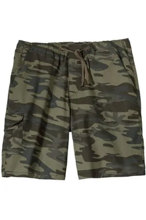 ABRAXAS Cargobermudas Cargo-Bermuda große Größen khaki camouflage grün 4XL