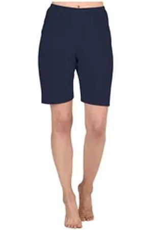 Trigema Bermudas Bermuda aus 100% Baumwolle (1-tlg) blau M