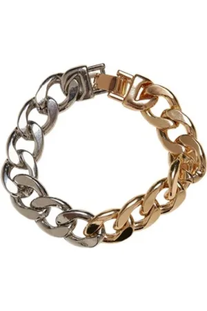 Urban classics Bettelarmband Unisex Heavy Two-Tone Bracelet goldfarben S/M