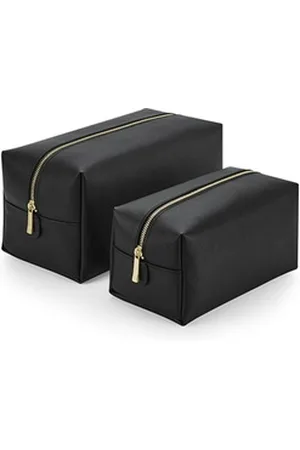 BagBase Kulturbeutel Boutique Toiletry/ Accessory Case PU-Kunstleder M