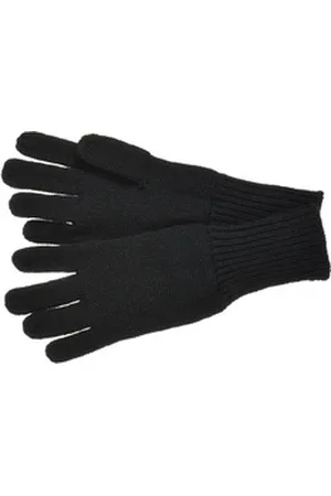 Seeberger Strickhandschuhe Feinstrick Fingerhandschuhe 18957-0 schwarz