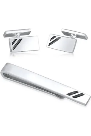 Kuzzoi Manschettenknöpfe Manschettenknöpfe Set Elegant 925 Silber silberfarben