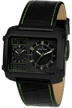 Jacques Lemans Quarzuhr AnaDigi Schwarz/Grün schwarz