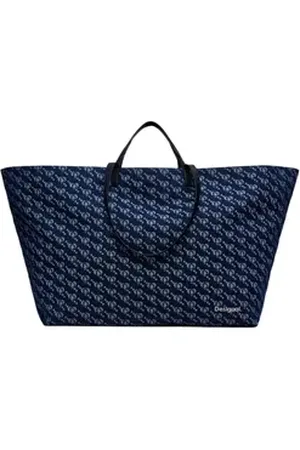 Desigual Shopper Cahuil Shopping Bag blau XXL | 58 cm x 42 cm x 32 cm