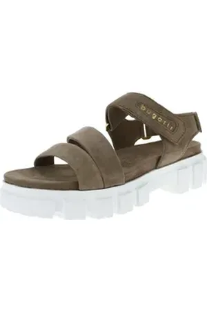 Bugatti Damen Sandale Sandalette beige 38 EU