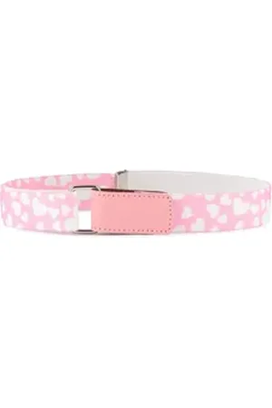 Ladeheid Stoffgürtel Kinder Gürtel Elastik-Gürtel 1-12 Jahre 34-90 cm P15 rosa 8-15 Jahre