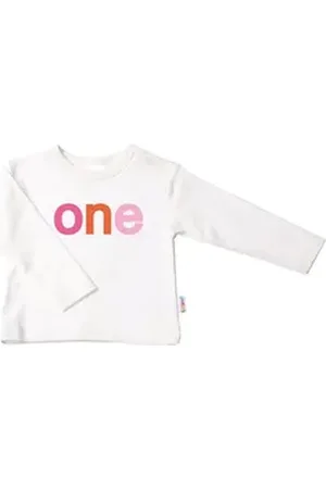 LILIPUT Langarmshirt Mädchen One mit Druckknöpfen auf der Schulter weiß 74/80