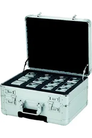 Alumaxx Aktentasche Alu-Multifunktionskoffer Challenger silber.