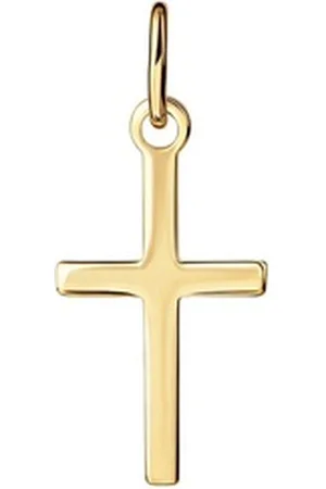 JEVELION Kreuzanhänger kleiner Kreuz Anhänger 333 Gold (Goldkreuz, für Kinder - Mädchen), Taufkreuz - Made in Germany