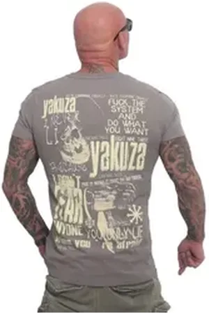 Yakuza T-Shirt Fear grau 5XL
