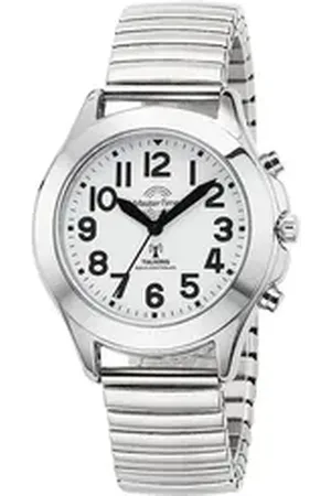 Master Time Quarzuhr Sprechende Damenuhr MTLA-10706-60M, Quarz, Funk, Edelstahlarmband