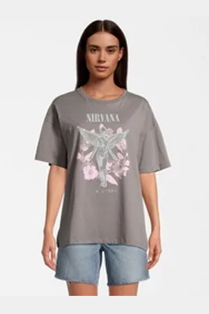 Course Print-Shirt NIRVANA grau L Damen